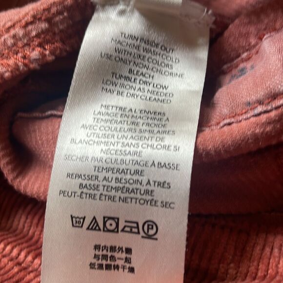 Anthropologie Pilcro the Wanderer Distressed Corduroy Pants - 26 - Picture 9 of 12